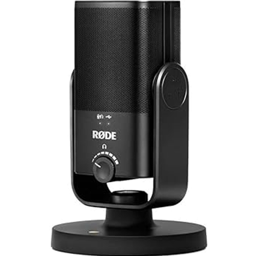 Rode NT-USB MINI Compact USB Microphone w/ detachable magnetic stand, built  in pop filter and Studio grade headphone amplifier